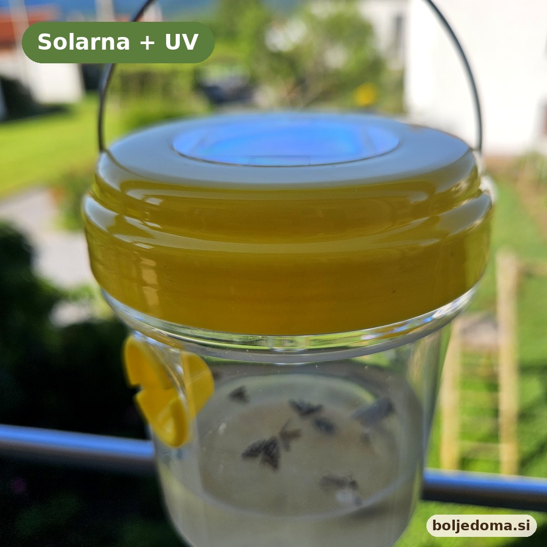 Solarna past za ose, sršene, komarje – UV LED, za zunanjo uporabo - slika 2