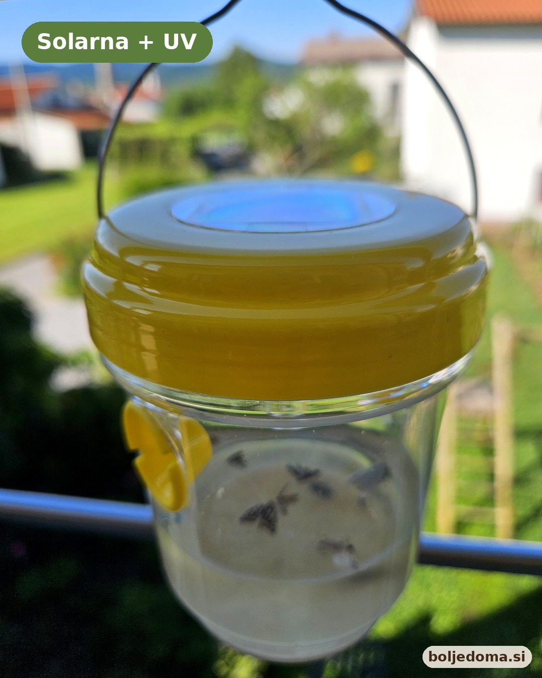 Solarna past za ose, sršene, komarje – UV LED, za zunanjo uporabo - slika 4